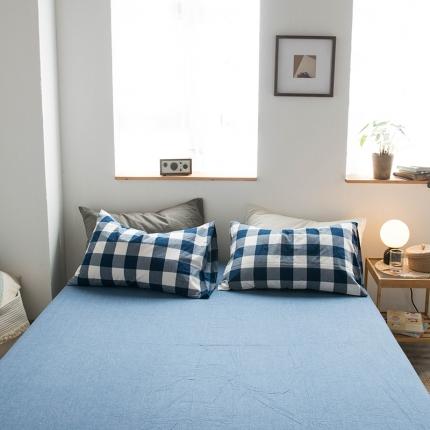 91家纺网 家纺一手货源 找家纺 （总）尚品本色 2022新款水洗棉套件系列-单床单