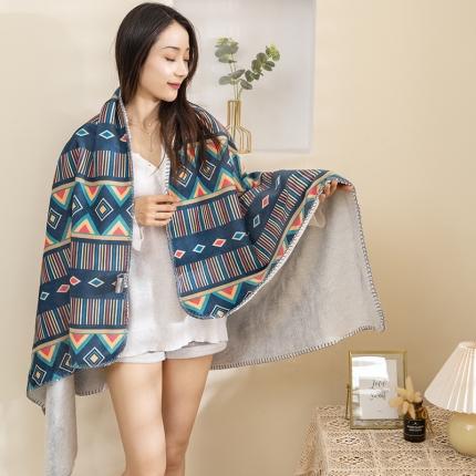 91家纺网 家纺一手货源 找家纺 （总）宅部落婴肤绒小兔绒双面毯披肩毯办公毯车毯毛毯盖毯