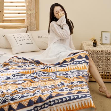 91家纺网 家纺一手货源 找家纺 （总）宅部落婴肤绒小兔绒双面毯披肩毯办公毯车毯毛毯盖毯