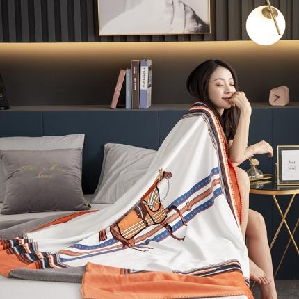 91家纺网 家纺一手货源 找家纺 （总）宅部落婴肤绒小兔绒双面毯披肩毯办公毯车毯毛毯盖毯