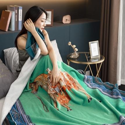 91家纺网 家纺一手货源 找家纺 （总）宅部落婴肤绒小兔绒双面毯披肩毯办公毯车毯毛毯盖毯