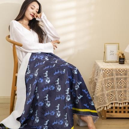 91家纺网 家纺一手货源 找家纺 （总）宅部落婴肤绒小兔绒双面毯披肩毯办公毯车毯毛毯盖毯