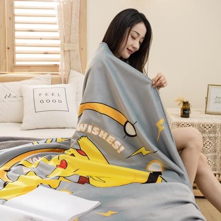 91家纺网 家纺一手货源 找家纺 （总）宅部落婴肤绒小兔绒双面毯披肩毯办公毯车毯毛毯盖毯