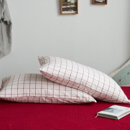 91家纺网 家纺一手货源 找家纺 （总）尚品本色 2022新款水洗棉套件系列-单枕套