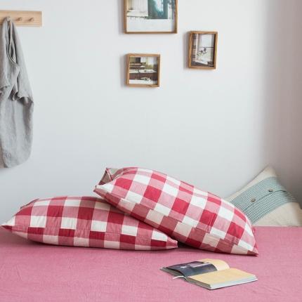 91家纺网 家纺一手货源 找家纺 （总）尚品本色 2022新款水洗棉套件系列-单枕套