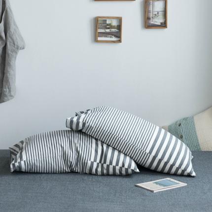 91家纺网 家纺一手货源 找家纺 （总）尚品本色 2022新款水洗棉套件系列-单枕套