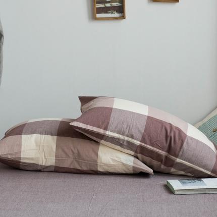 91家纺网 家纺一手货源 找家纺 （总）尚品本色 2022新款水洗棉套件系列-单枕套