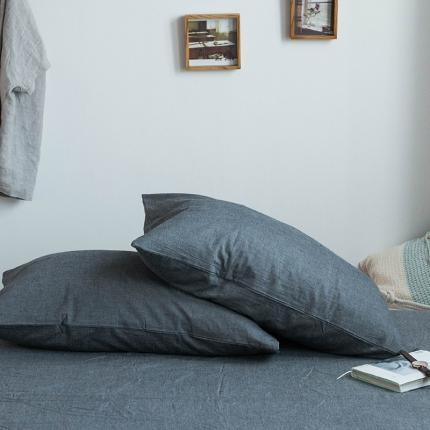 91家纺网 家纺一手货源 找家纺 （总）尚品本色 2022新款水洗棉套件系列-单枕套