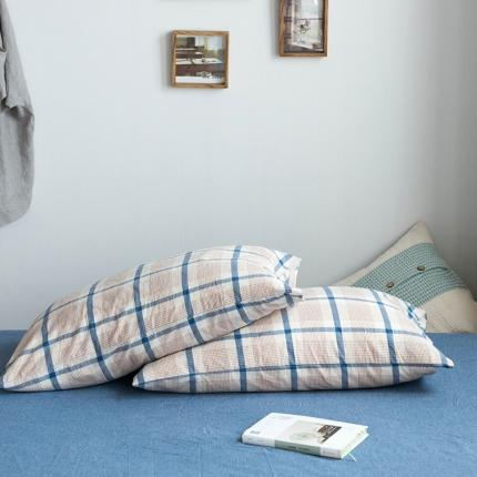 91家纺网 家纺一手货源 找家纺 （总）尚品本色 2022新款水洗棉套件系列-单枕套