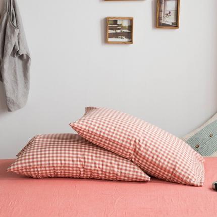 91家纺网 家纺一手货源 找家纺 （总）尚品本色 2022新款水洗棉套件系列-单枕套