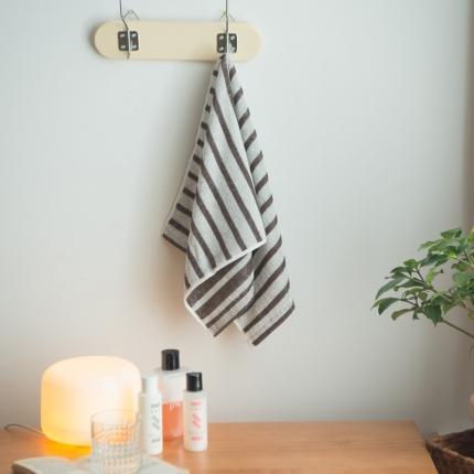 91家纺网 家纺一手货源 找家纺 （总）尚品本色 2022新款21支条纹毛巾浴巾