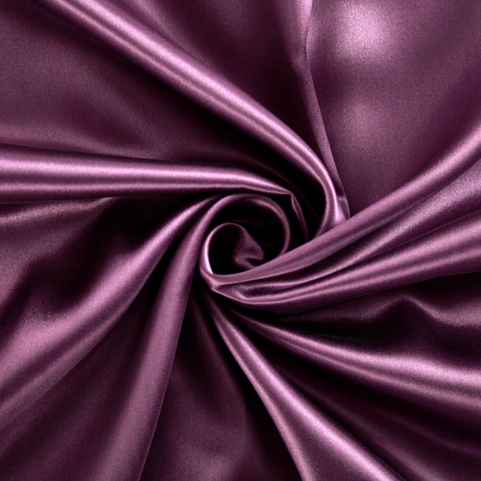 91家纺网 家纺一手货源 找家纺 赫本真丝馆 2025新款素色全真丝系四件套 冷艳紫2