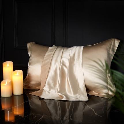 91家纺网 家纺一手货源 找家纺 （总）赫本真丝馆 2025新款宽边全丝枕