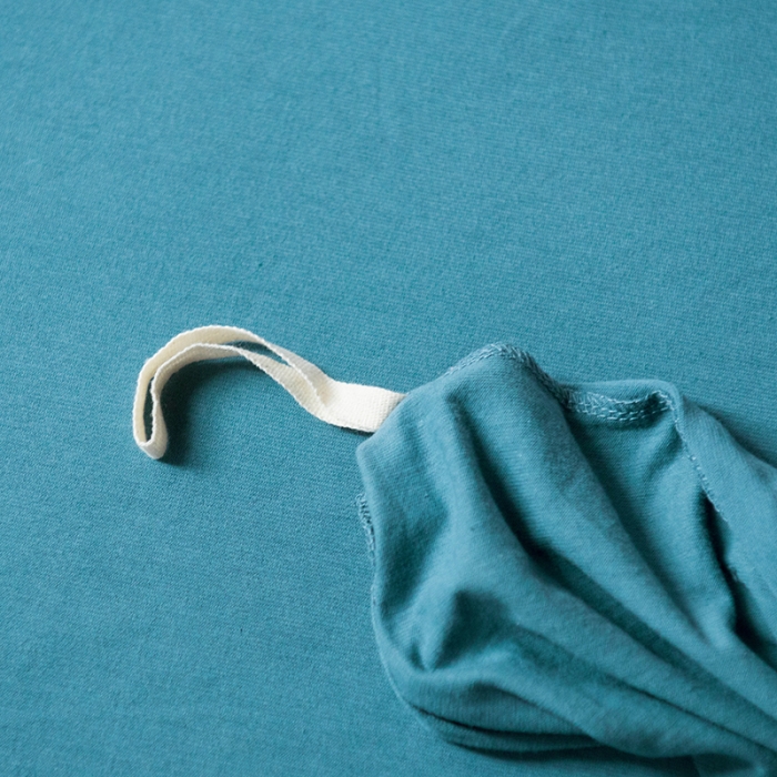 91家纺网 家纺一手货源 找家纺 尚品本色 2022新款针织棉套件系列-单品被套 海蓝色