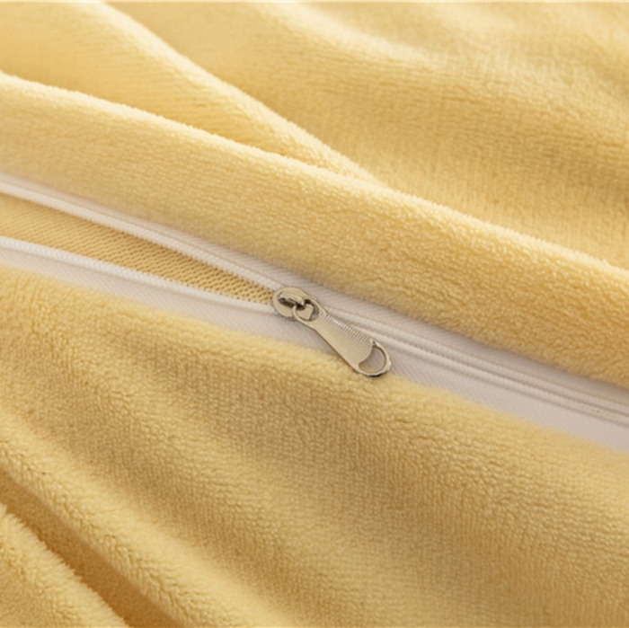 91家纺网 家纺一手货源 找家纺 （总）棉眠 2020新款秋冬纯色牛奶绒四件套