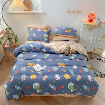 91家纺网 家纺一手货源 找家纺 （总）澳萝拉 2020新款棉加绒印花四件套