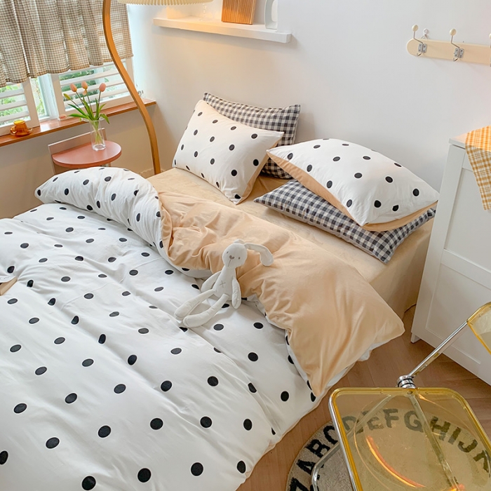 91家纺网 家纺一手货源 找家纺 澳萝拉 2020新款棉加绒印花四件套 欧若拉白