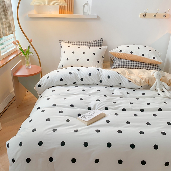 91家纺网 家纺一手货源 找家纺 澳萝拉 2020新款棉加绒印花四件套 欧若拉白