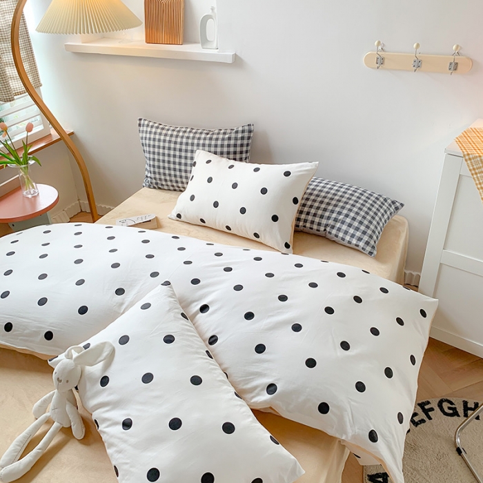 91家纺网 家纺一手货源 找家纺 澳萝拉 2020新款棉加绒印花四件套 欧若拉白