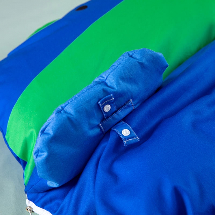 91家纺网 家纺一手货源 找家纺 小芽家居 2024新款全棉宝宝加大睡袋 恐龙