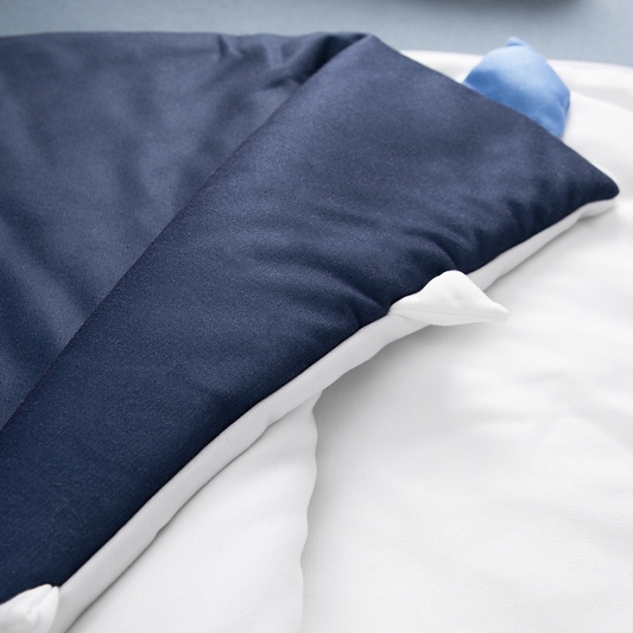 91家纺网 家纺一手货源 找家纺 小芽家居 2024新款亲肤针织棉宝宝睡袋 星空熊