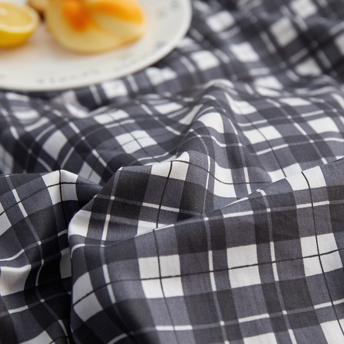 91家纺网 家纺一手货源 找家纺 一米阳光 2020新款全棉加牛奶绒四件套 霸气黑牛奶棉绒