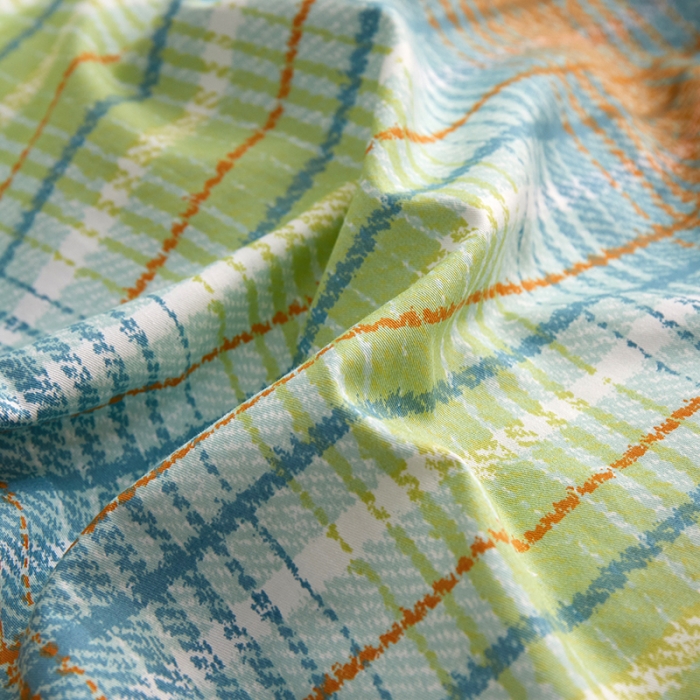 91家纺网 家纺一手货源 找家纺 一米阳光 2020新款全棉加牛奶绒四件套 炫丽彩牛奶棉绒