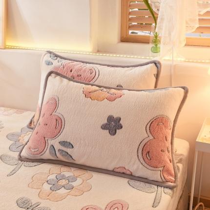 91家纺网 家纺一手货源 找家纺 （总）甜之梦 2025新款310g雪花绒单品枕套