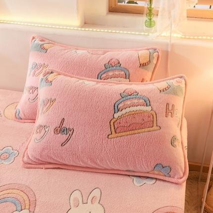 91家纺网 家纺一手货源 找家纺 （总）甜之梦 2025新款310g雪花绒单品枕套