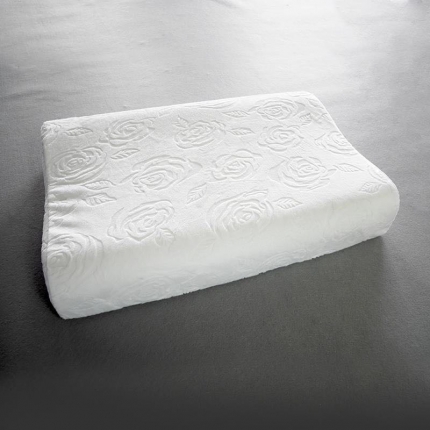 泰国进口玫瑰绒乳胶枕护颈保健枕