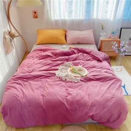 91家纺网 家纺一手货源 找家纺 （总）例外天鹅绒baby混搭四件套