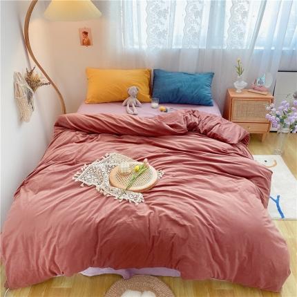 91家纺网 家纺一手货源 找家纺 （总）例外天鹅绒baby混搭四件套