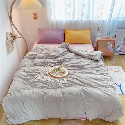 91家纺网 家纺一手货源 找家纺 （总）例外天鹅绒baby混搭四件套