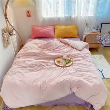 91家纺网 家纺一手货源 找家纺 （总）例外天鹅绒baby混搭四件套