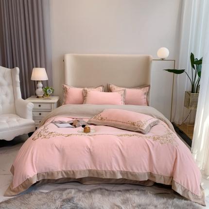 91家纺网 家纺一手货源 找家纺 （总）馨蕊家居 2021新款秋冬轻奢煦暖绒四件套