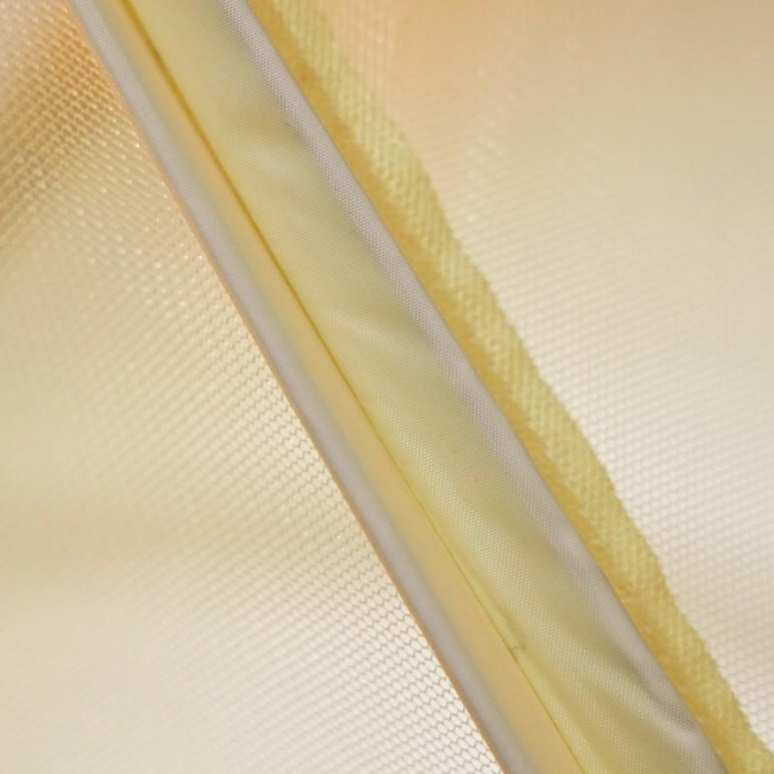 91家纺网 家纺一手货源 找家纺 梦尔佳蚊帐2020新款钢丝蚊帐 茶语花香黄