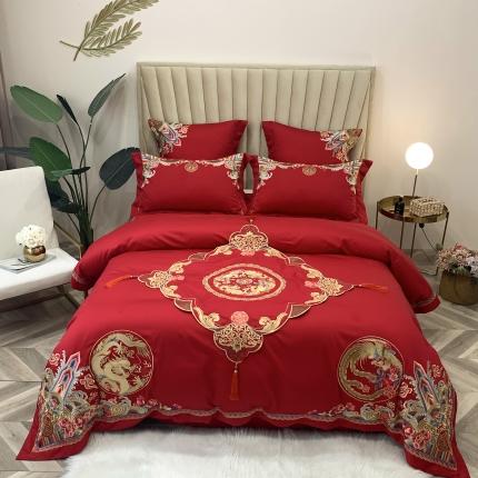 91家纺网 家纺一手货源 找家纺 （总）馨蕊家居 2021新款100支高端婚庆四件套