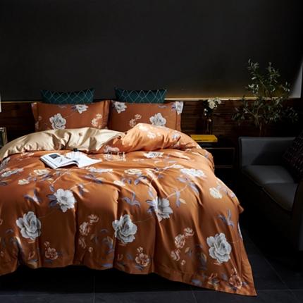 91家纺网 家纺一手货源 找家纺 （总）娇逸 2020新款100支全棉数码印花四件套