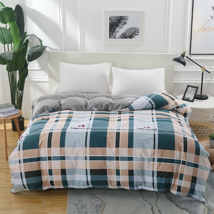 91家纺网 家纺一手货源 找家纺 雨萝 2020新款棉加绒单被套 芳华