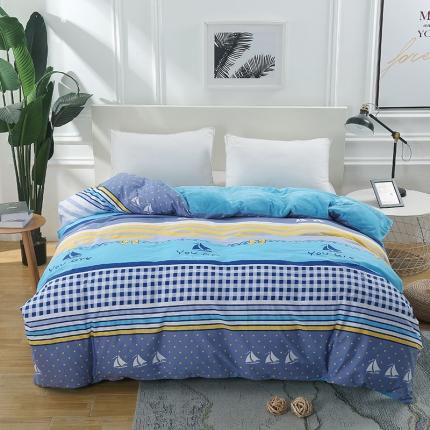 雨萝 2020新款棉加绒单被套 扬帆起航
