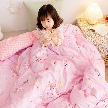 91家纺网 家纺一手货源 找家纺 （总）十九色 2022新款ins全棉儿童冬被