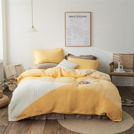 91家纺网 家纺一手货源 找家纺 （总）暖绵绵家纺 新款黛妮牛奶绒四件套