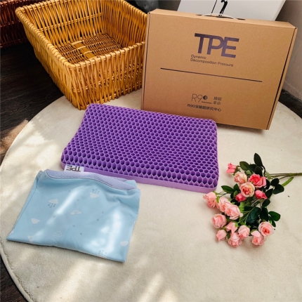 91家纺网 家纺一手货源 找家纺 黑科技零压力果胶枕硅胶枕TPE无压力护颈枕凝胶枕可水洗不变形