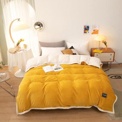 91家纺网 家纺一手货源 找家纺 （总）棉生活 2020新款纯色多功能加厚牛奶绒贝贝绒被套毯