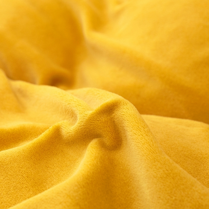 91家纺网 家纺一手货源 找家纺 棉生活 2020新款纯色多功能加厚牛奶绒贝贝绒被套毯 姜黄