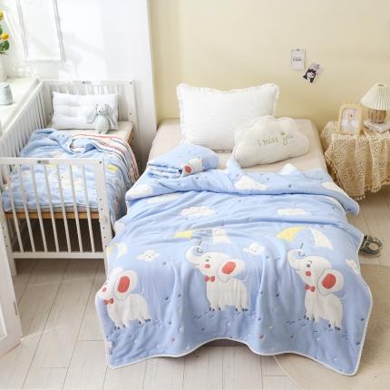 91家纺网 家纺一手货源 找家纺 （总）朴尔2020新款全棉十层纱布加厚儿童盖被毛巾被