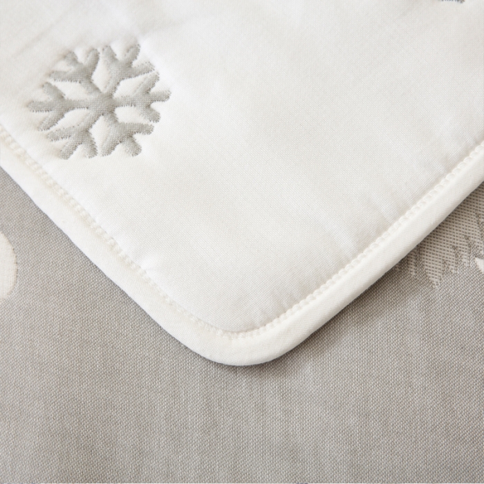 91家纺网 家纺一手货源 找家纺 朴尔2020新款全棉十层纱布加厚儿童盖被毛巾被 溜冰鼠灰