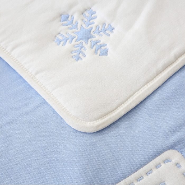 91家纺网 家纺一手货源 找家纺 朴尔2020新款全棉十层纱布加厚儿童盖被毛巾被 溜冰鼠兰