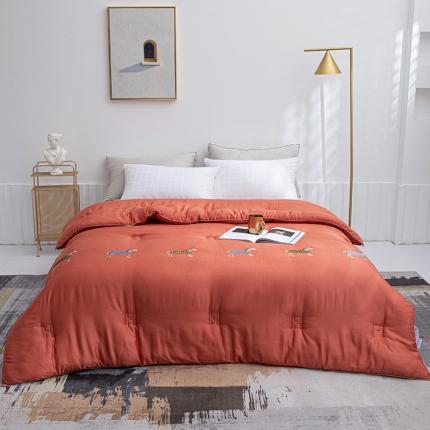 久典2020天丝莫代尔抗菌被艾马仕系列 艾马仕-橙