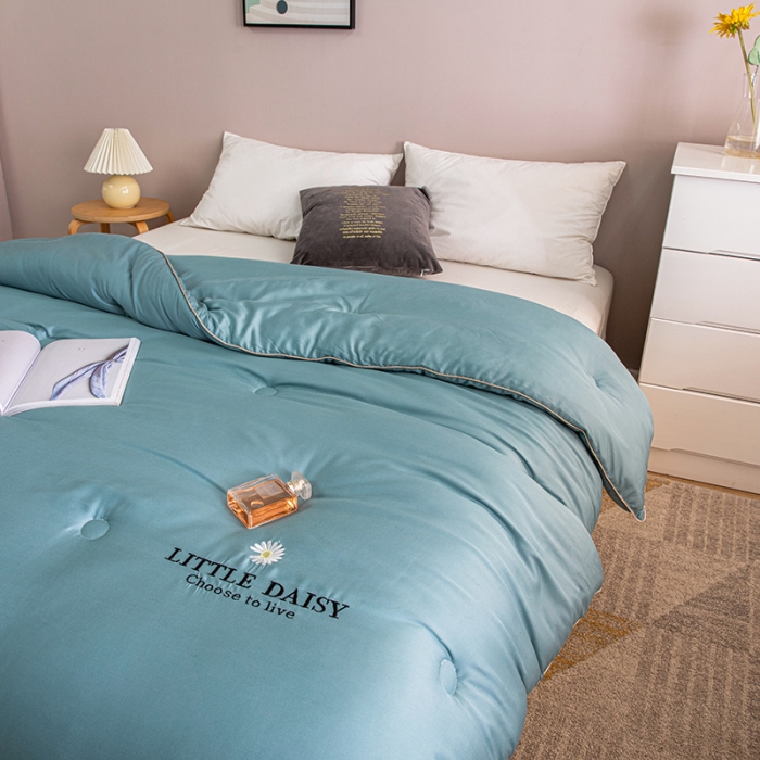 91家纺网 家纺一手货源 找家纺 （总）久典2020新款玻天丝莫代尔抗菌被小雏菊系列